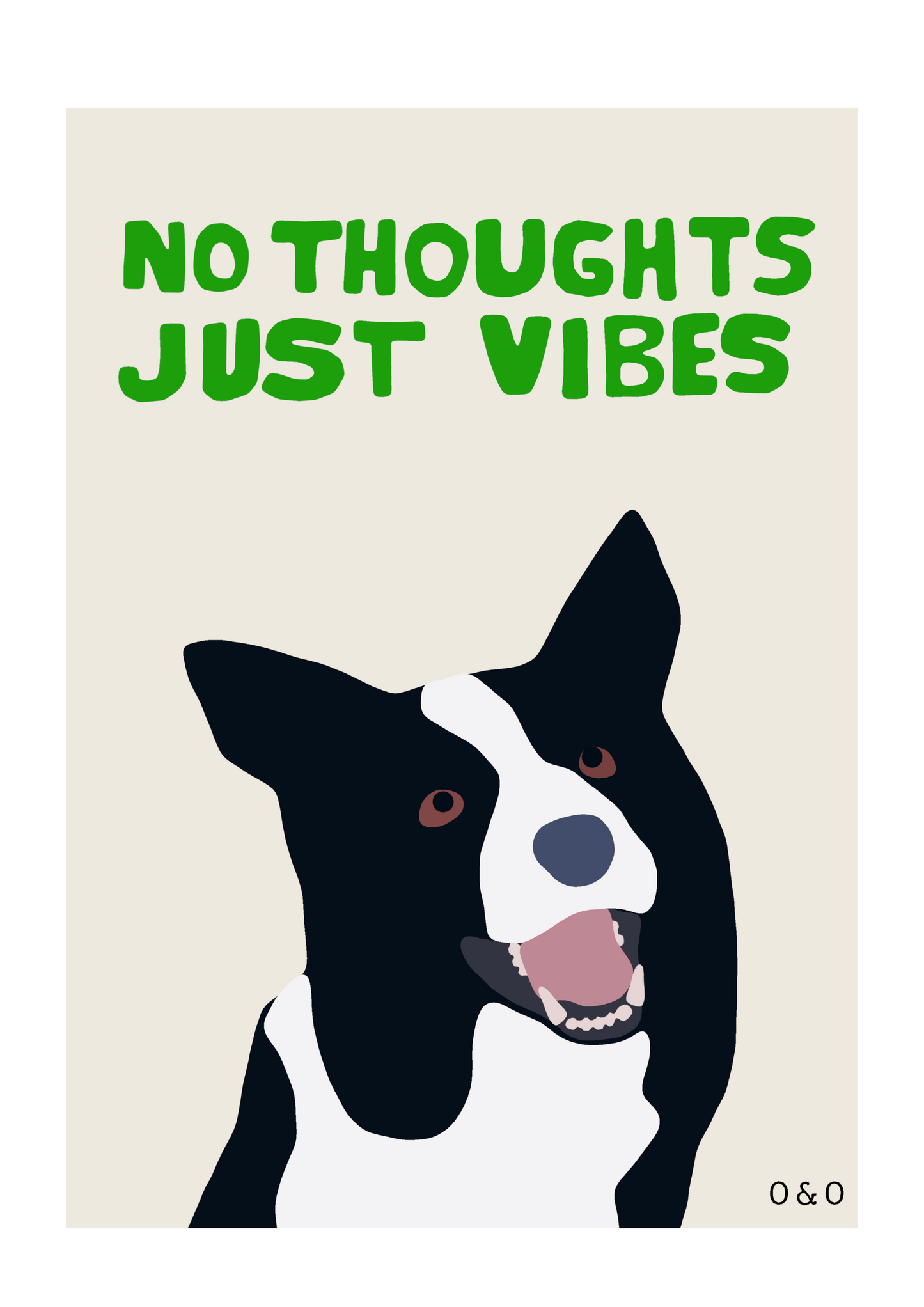 No thoughts (A4)