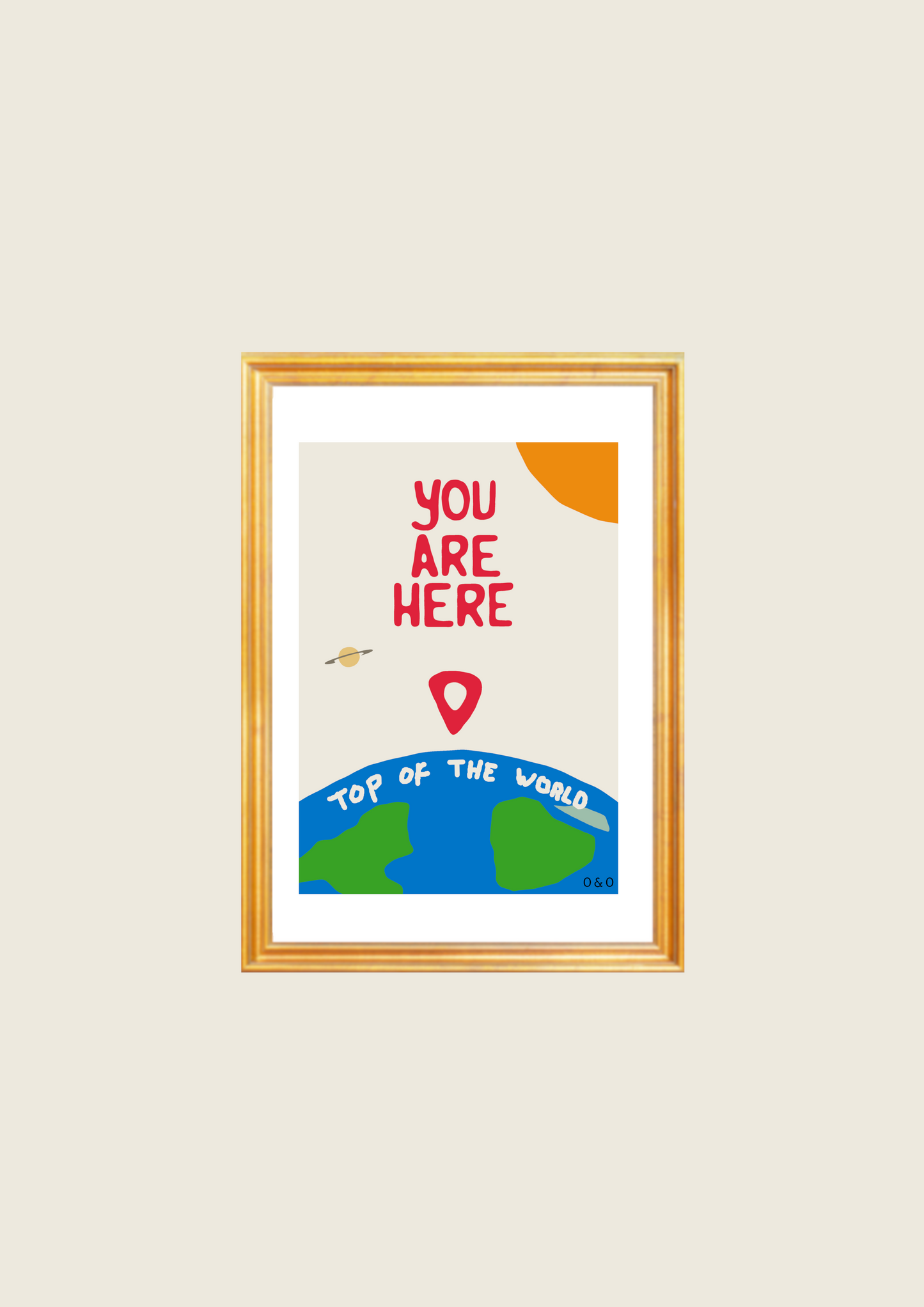 You are here (A4)
